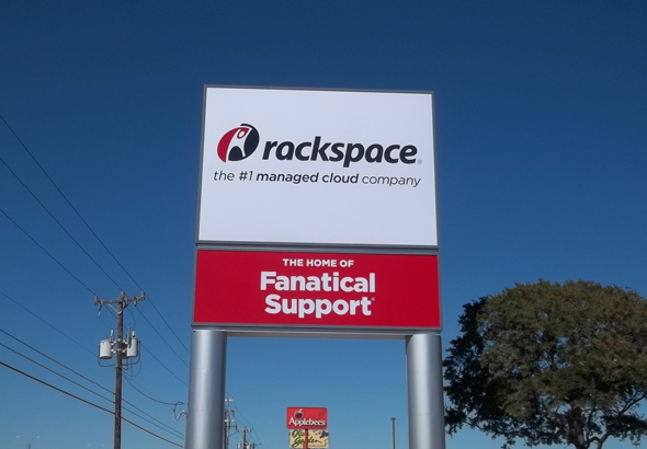 Rackspace sign