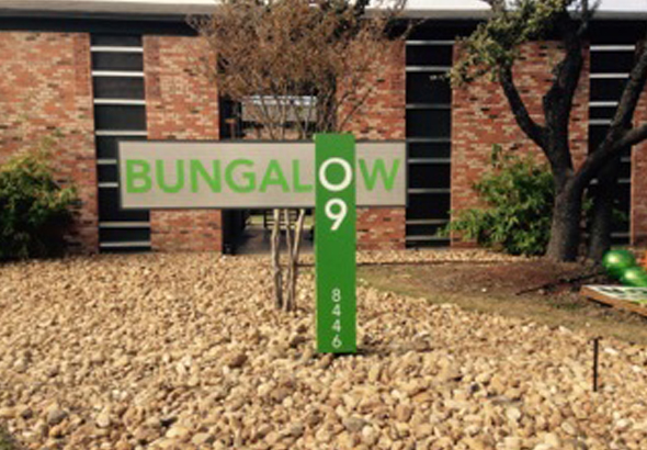 Bungalow sign