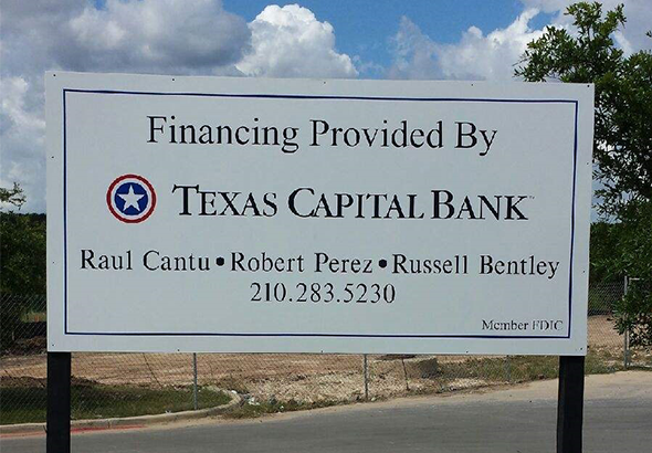 Texas Capital Bank sign