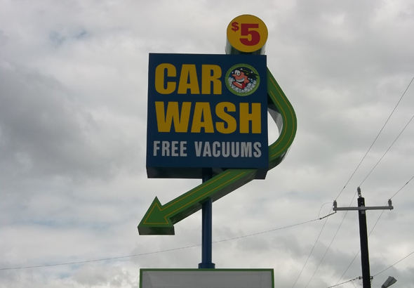 Car Wash sign