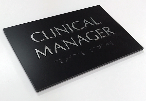 Clinical Manager sign