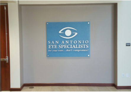 San Antonio Eye Specialists interior sign